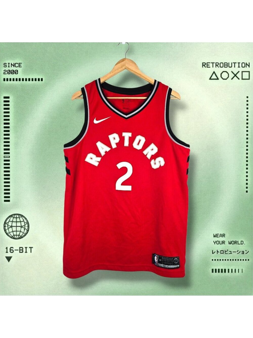Toronto Raptors Kawhi Leonard Nike Swingman Jersey Red Size 48 / L